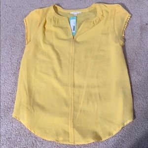 NWT fun2fun yellow blouse (StitchFix)